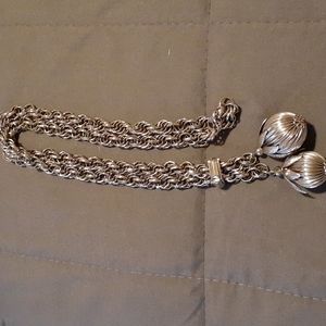 Silver Plated Necklace adjustable up to 27. (L6 139)